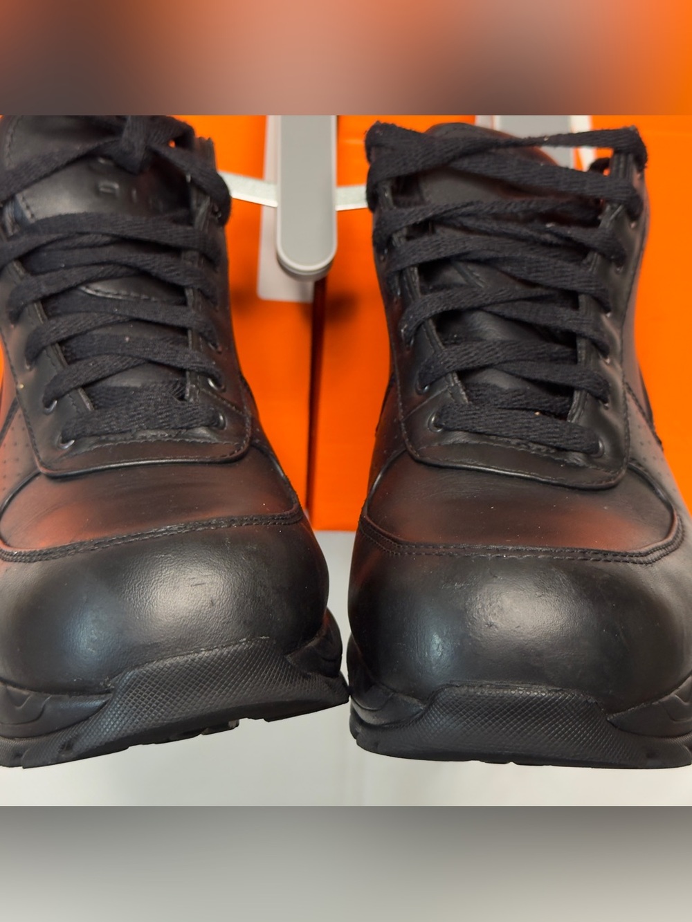 Nike ACG Air Max Goadome Black Leather Waterproof Boots Men’s Size 10 865031-009 - Picture 12 of 13